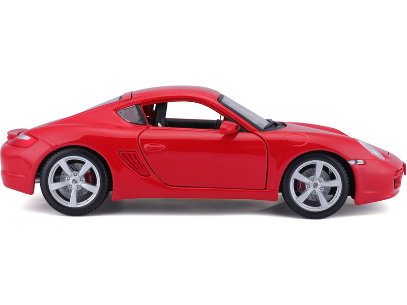 Maisto Porsche Cayman S 1:18 červená | pkmodelar.cz