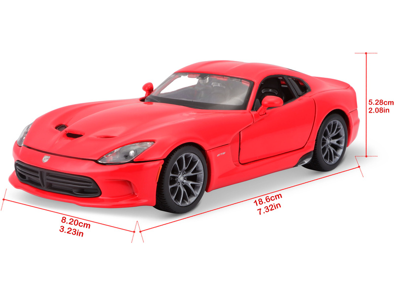 Maisto SRT Viper GTS 2013 1:24 červená | pkmodelar.cz