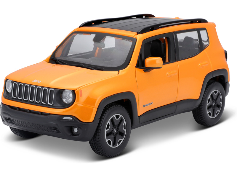 Maisto Jeep Renegade 1:24 oranžová | pkmodelar.cz