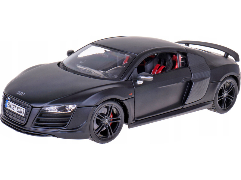 Maisto Audi R8 GT 1:18 matně černá | pkmodelar.cz