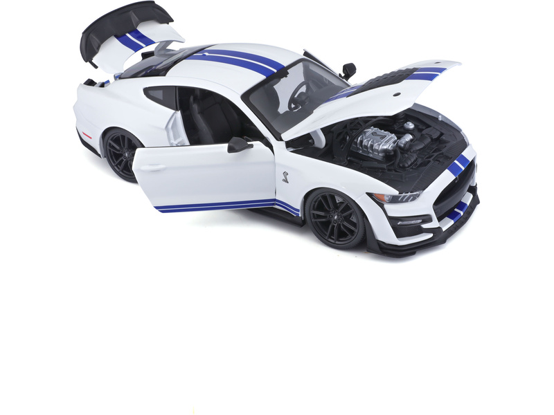 Maisto Mustang Shelby GT500 2020 1:18 bílá | pkmodelar.cz