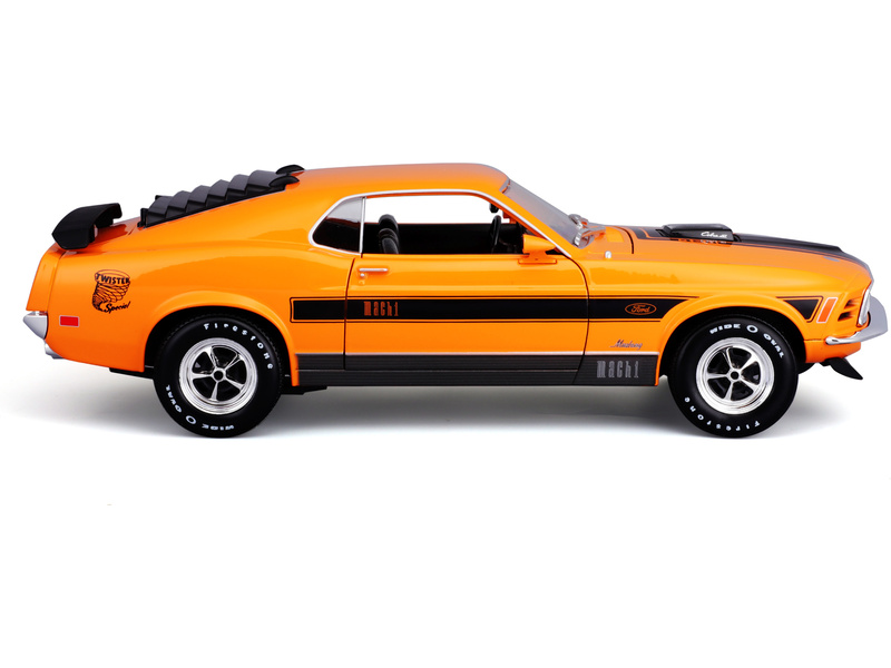 Maisto Ford Mustang Mach 1 1970 1:18 oranžová | pkmodelar.cz