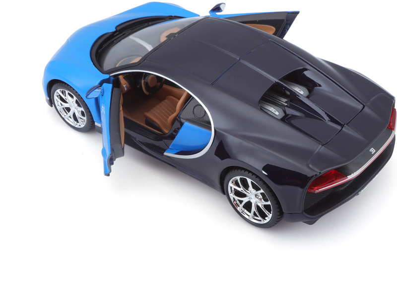 Maisto Bugatti Chiron 1:24 modrá | pkmodelar.cz