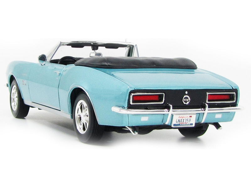 Maisto Chevrolet Camaro SS 396 1967 1:18 tyrkysová | pkmodelar.cz