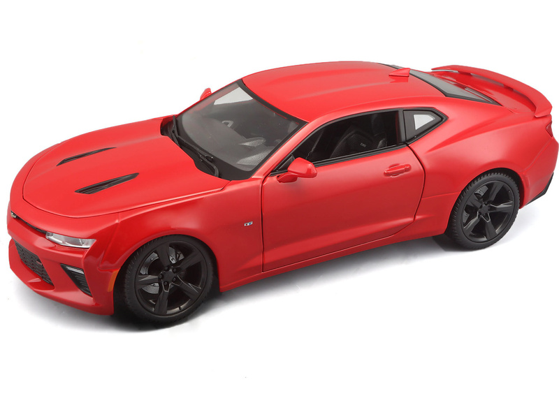 Maisto Chevrolet Camaro SS 2016 1:18 červená | pkmodelar.cz