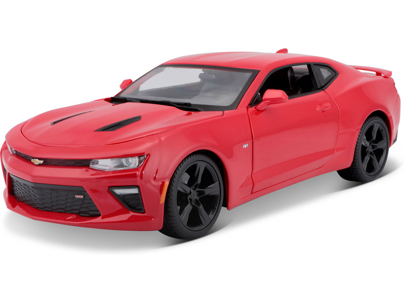 Maisto Chevrolet Camaro SS 2016 1:18 červená | pkmodelar.cz