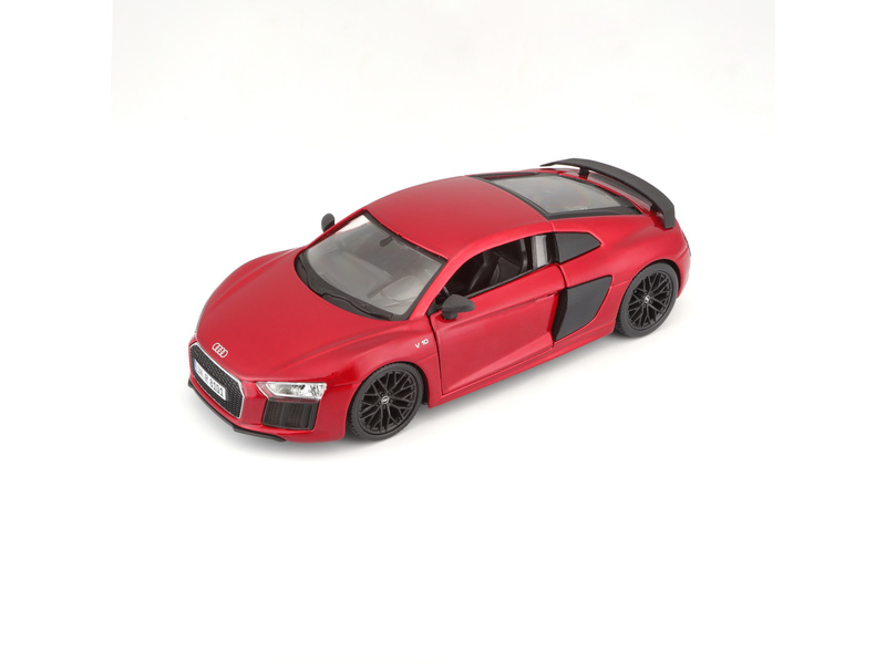 Maisto Kit Audi R8 V10 Plus 1:24 červená metalíza | pkmodelar.cz