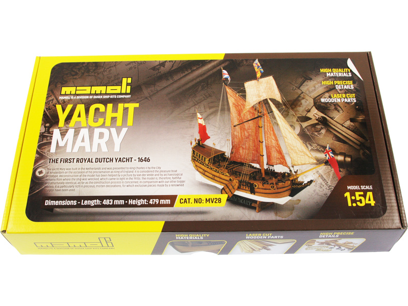 MAMOLI Yacht Mary 1:54 kit | pkmodelar.cz