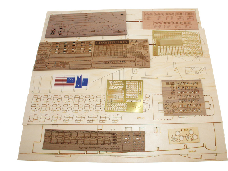 MAMOLI USS Constitution 1:93 kit | pkmodelar.cz