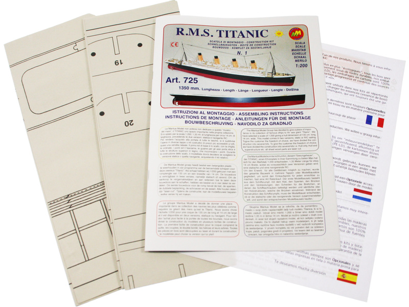 Mantua Model Titanic 1:200 kit | pkmodelar.cz