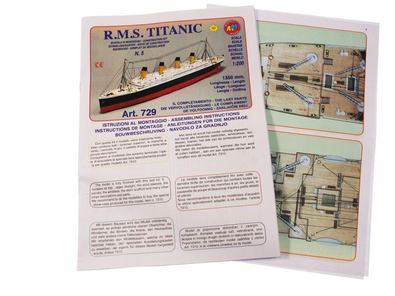 Mantua Model Titanic 1:200 kit | pkmodelar.cz
