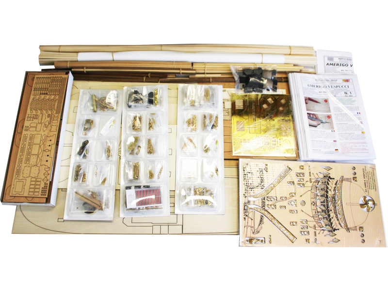 Mantua Model Amerigo Vespucci 1:84 kit | pkmodelar.cz