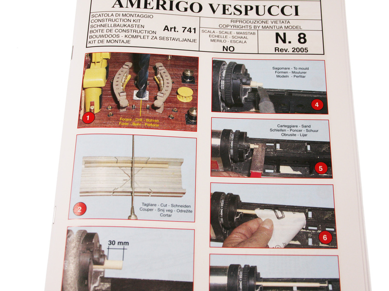 Mantua Model Amerigo Vespucci 1:84 kit | pkmodelar.cz