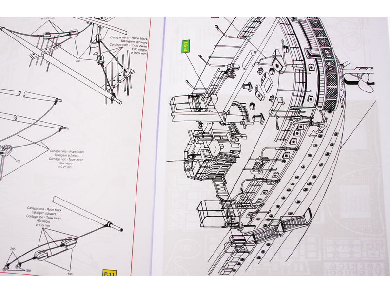 Mantua Model Amerigo Vespucci 1:84 kit | pkmodelar.cz