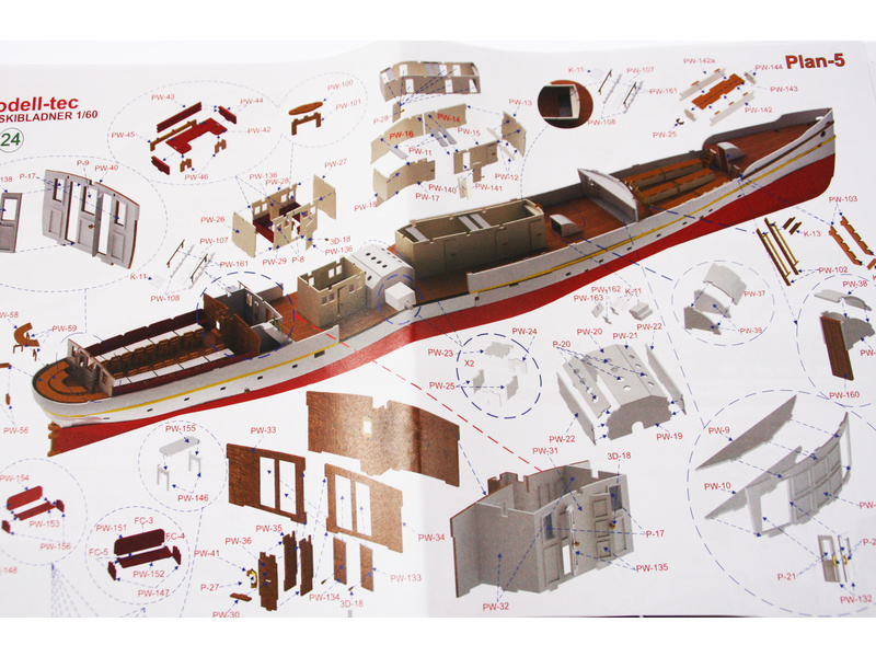 Modell-Tec D/S Skibladner 1:60 kit | pkmodelar.cz