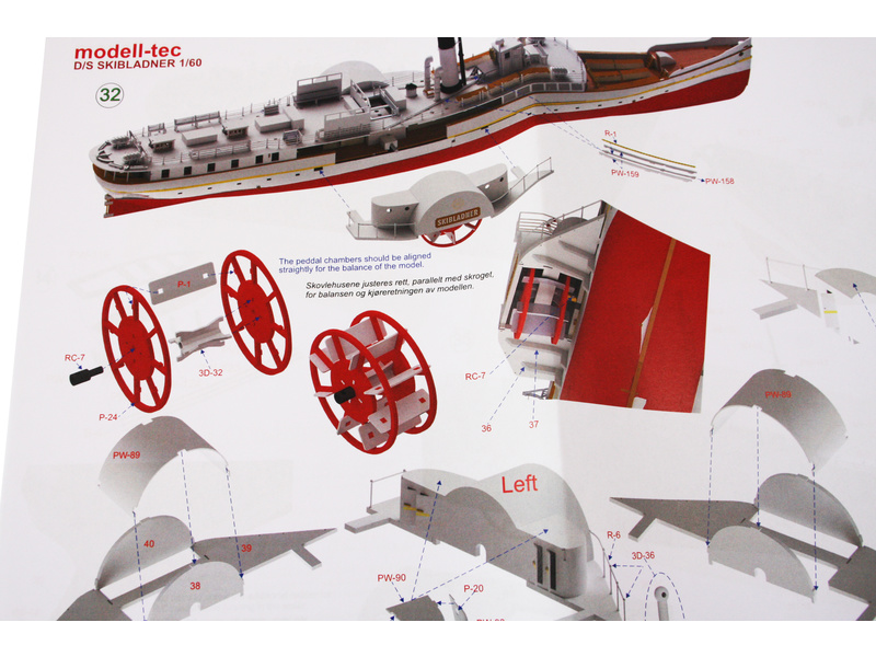 Modell-Tec D/S Skibladner 1:60 kit | pkmodelar.cz