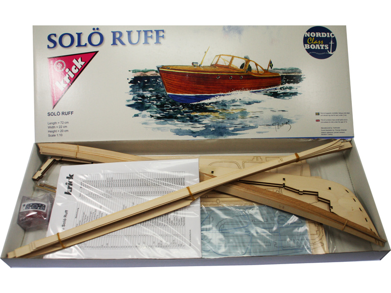 Nordic Claas Boats Solö Ruff Daycruiser 1:10 kit | pkmodelar.cz