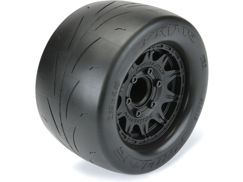 Pro-Line kolo 2.8", pneu Prime Street, disk Raid H12 černý (2) | pkmodelar.cz