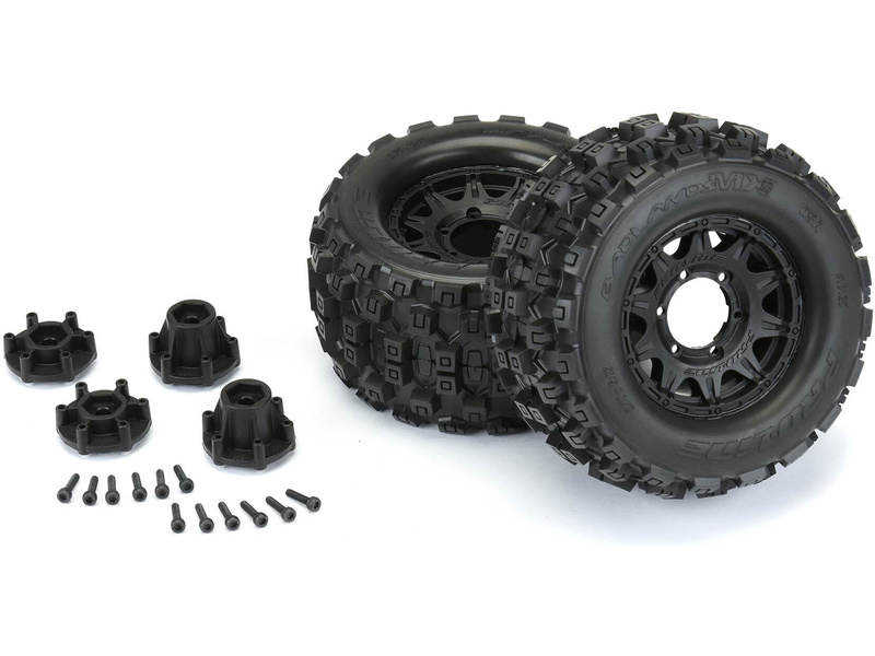 Pro-Line kolo 2.8", pneu Badlands MX28, disk Raid H12 černý (2) | pkmodelar.cz