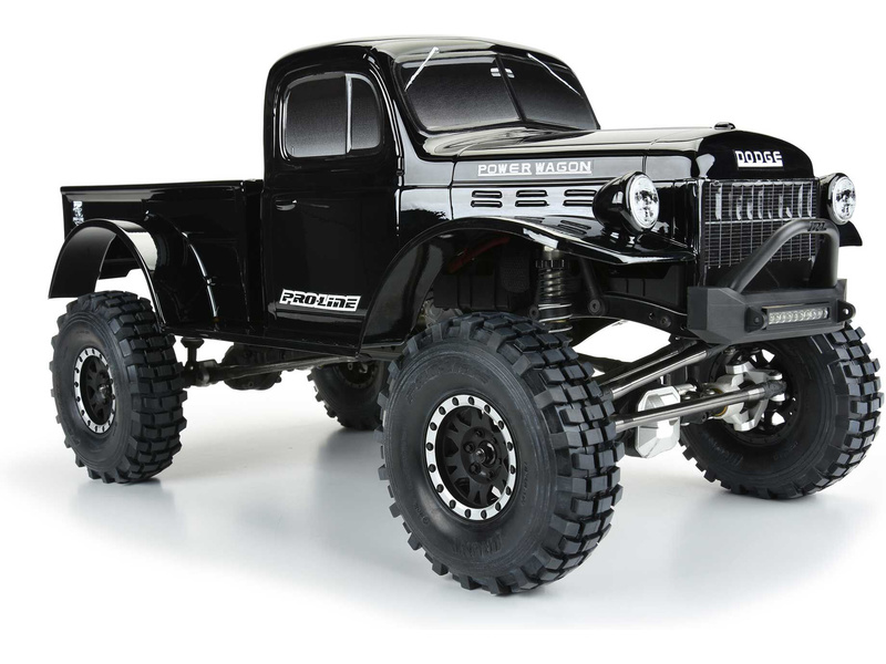 Pro-Line karosérie 1:10 Dodge Power Wagon 1946 černá (Crawler 313mm) | pkmodelar.cz