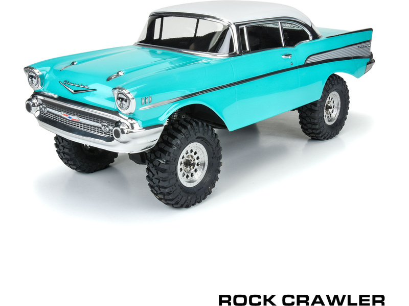 Pro-Line karosérie 1:8 Chevy Bel Air 1957 "Avenger Edition" čirá: Losi LMT | pkmodelar.cz