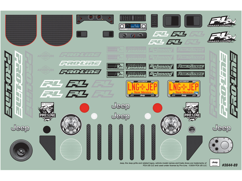 Pro-Line karosérie 1:10 2004 Jeep LJ (rozvor 313mm): Crawlers | pkmodelar.cz
