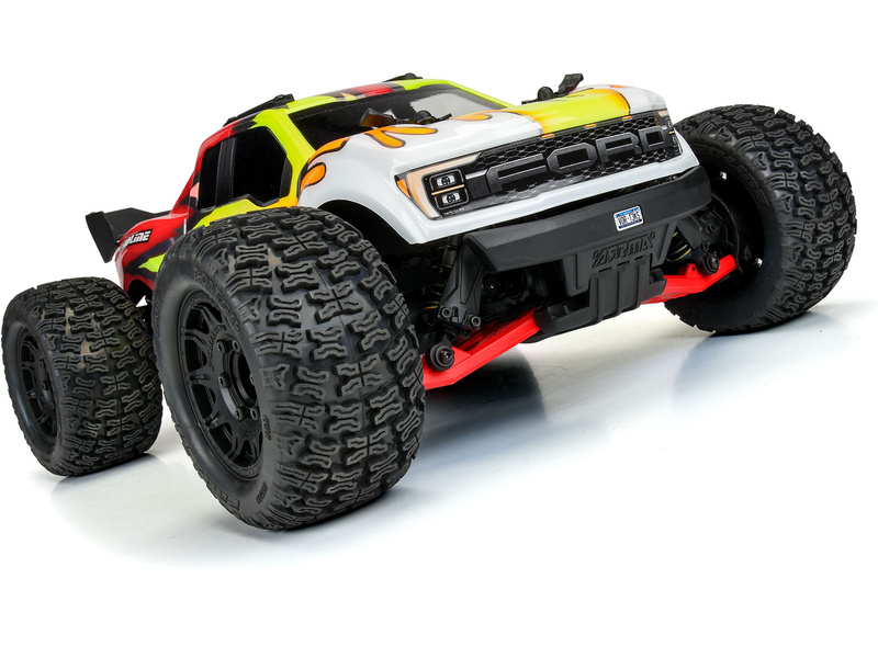 Pro-Line ramena přední Bash Armor červené: Arrma 3S | pkmodelar.cz