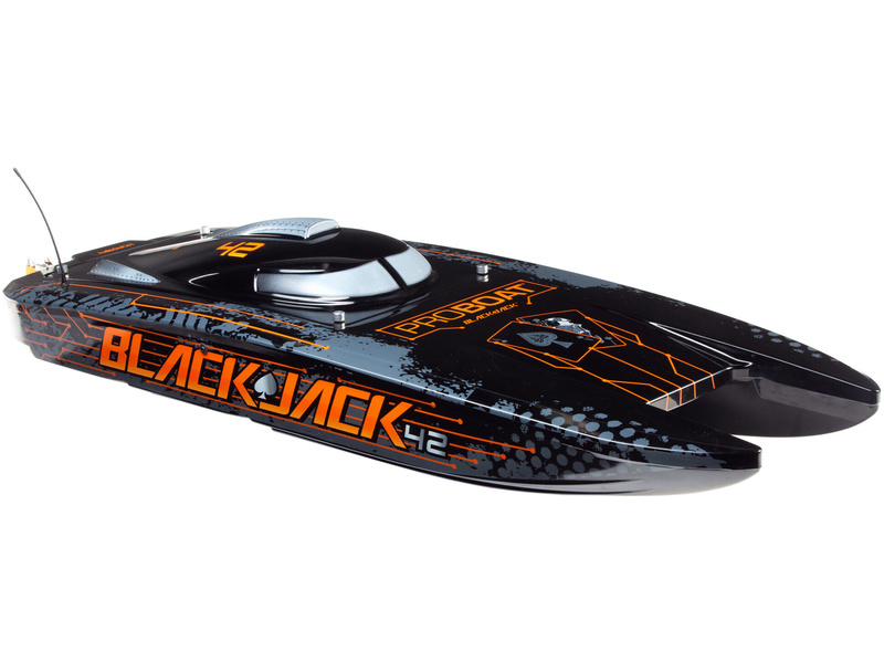 Proboat Blackjack 42" 8S RTR černý | pkmodelar.cz