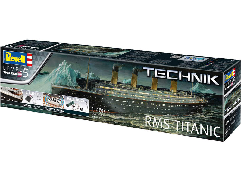Plastikový model lodě Revell 00458 Technik RMS Titanic (1:400) | pkmodelar.cz