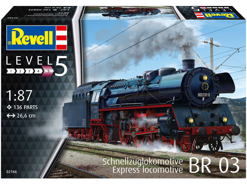 Revell  02166 lokomotiva DRG Class 03 s tendrem (1:87) | pkmodelar.cz