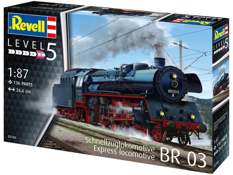 Revell  02166 lokomotiva DRG Class 03 s tendrem (1:87) | pkmodelar.cz