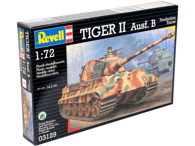 Plastikový model tanku Revell 03129 Tiger II Ausf. B (1:72) | pkmodelar.cz