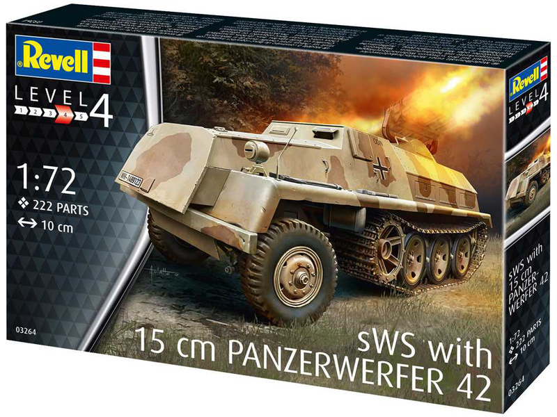 Plastikový model vojenské techniky Revell 03264 sWS with 15cm Panzerwer (1:72) | pkmodelar.cz