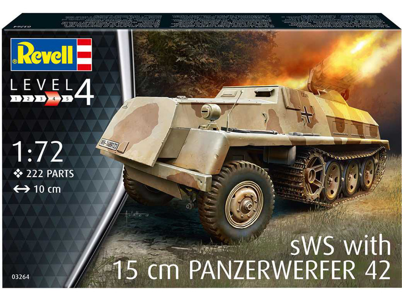 Plastikový model vojenské techniky Revell 03264 sWS with 15cm Panzerwer (1:72) | pkmodelar.cz
