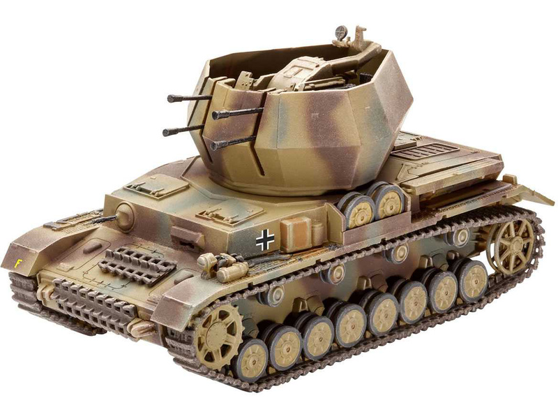 Plastikový model vojenské techniky Revell 03267 Flakpanzer IV Wirbelwind (Flak 38) (1:72) | pkmodelar.cz