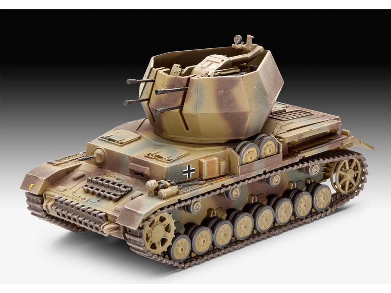 Plastikový model vojenské techniky Revell 03267 Flakpanzer IV Wirbelwind (Flak 38) (1:72) | pkmodelar.cz