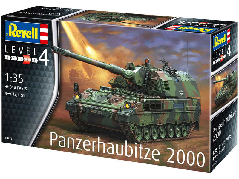 Plastikový model tanku Revell 03279 Panzerhaubitze 2000 (1:35) | pkmodelar.cz