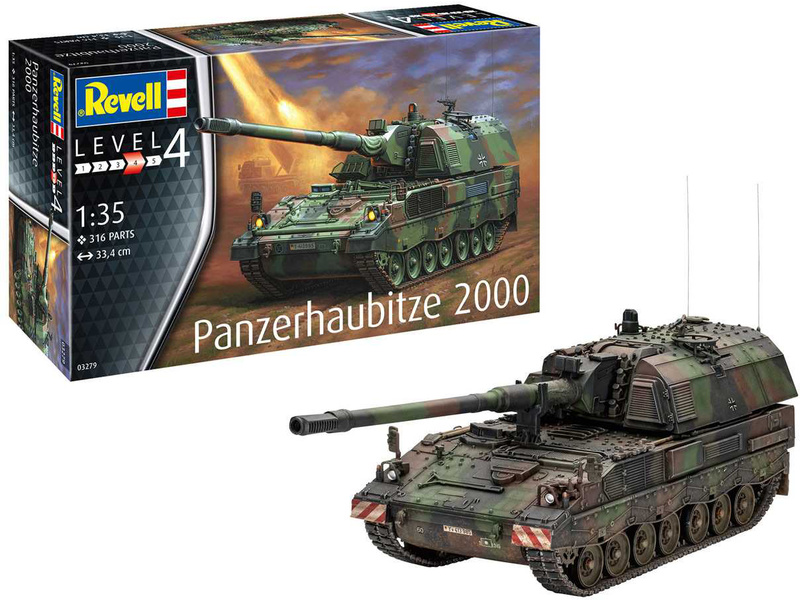 Plastikový model tanku Revell 03279 Panzerhaubitze 2000 (1:35) | pkmodelar.cz