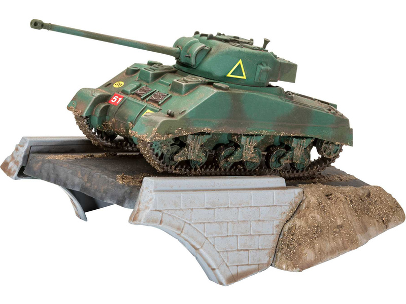 Plastikový model tanku Revell 03299 Sherman Firefly (1:76) (giftset) | pkmodelar.cz