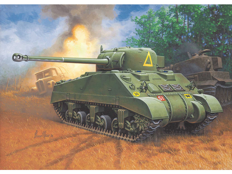 Plastikový model tanku Revell 03299 Sherman Firefly (1:76) (giftset) | pkmodelar.cz