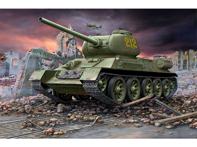 Plastikový model tanku Revell 03302 Tank T-34/85 (1:72) | pkmodelar.cz