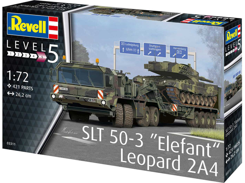 Plastikový model vojenské techniky Revell 03311 SLT 50-3 Elefant a Leopard 2A4 (1:72) | pkmodelar.cz