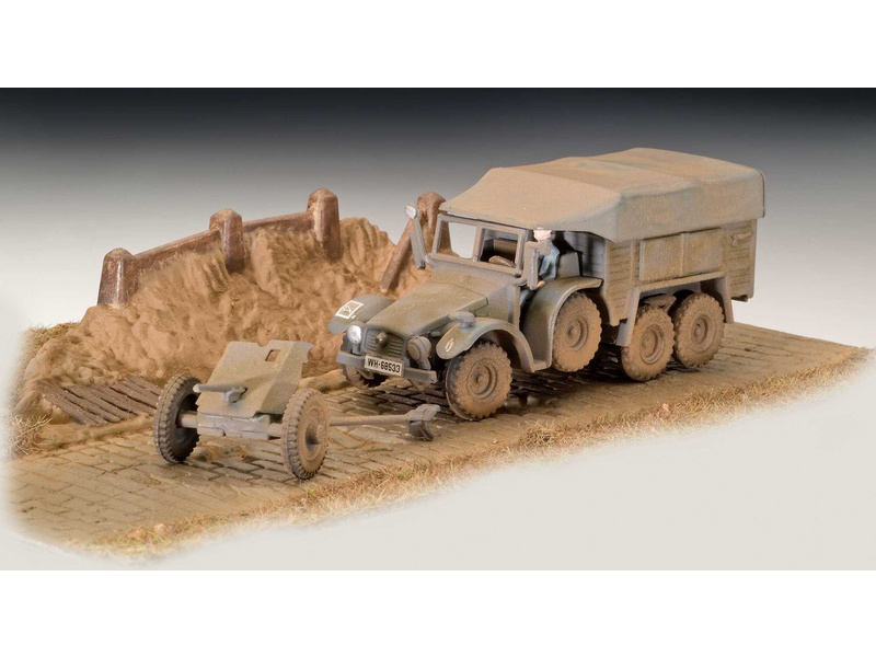 Revell Krupp Protze KFZ 69 with 3,7cm Pak (1:76) | pkmodelar.cz