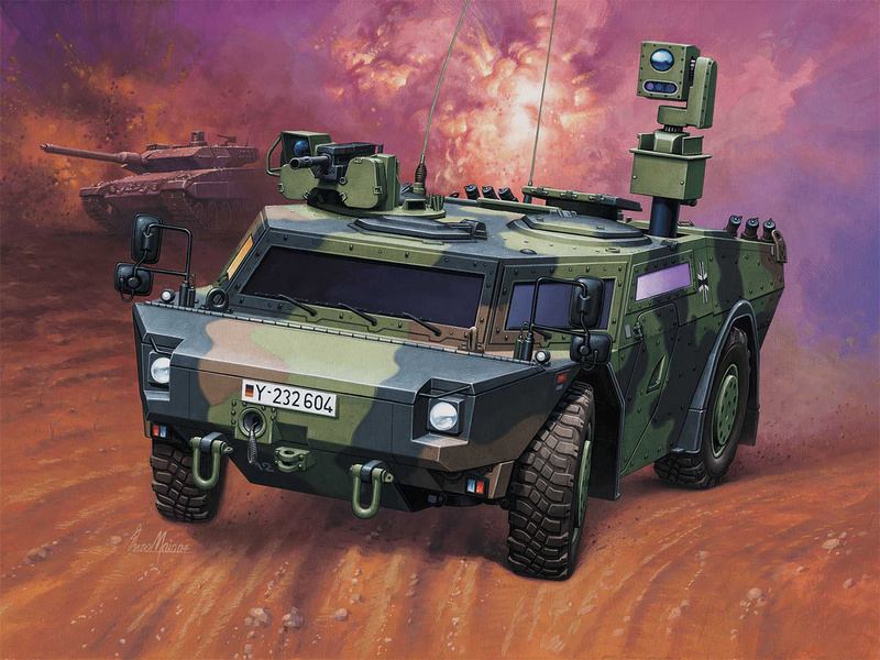 Revell Spähwagen Fennek (1:72) | pkmodelar.cz