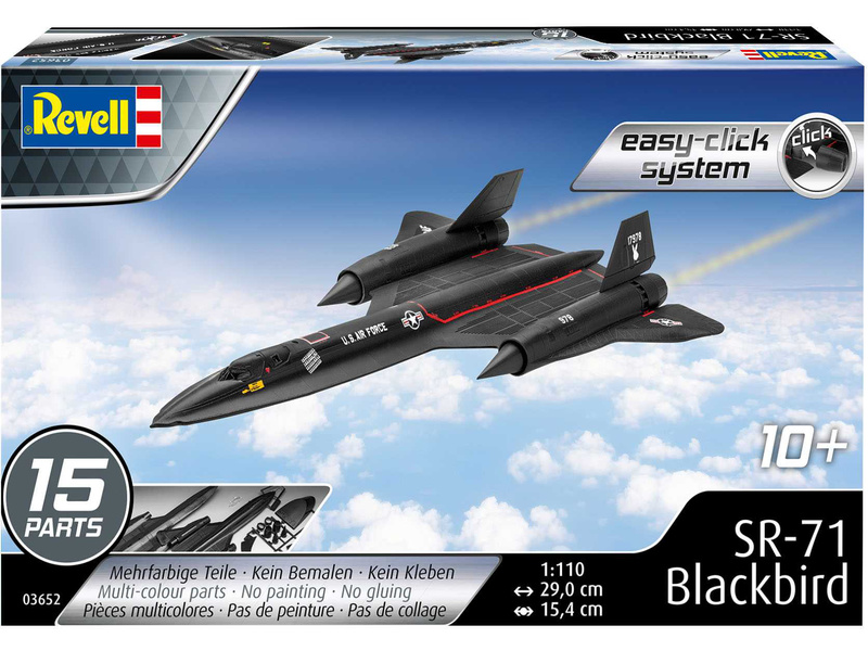 Revell SR-71 Blackbird (1:110) | pkmodelar.cz