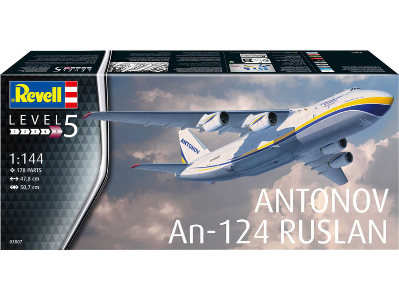 Revell Antonov An-124 Ruslan (1:144) | pkmodelar.cz