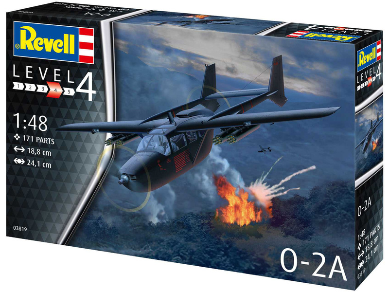 Revell 03819 O-2A Skymaster 1:32 | pkmodelar.cz