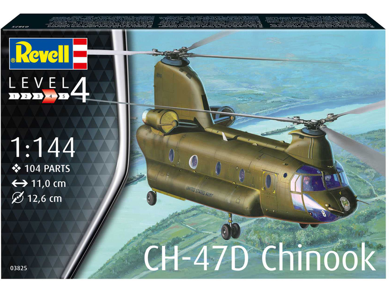 Revell 03825 Boeing CH-47D Chinook (1:144) | pkmodelar.cz