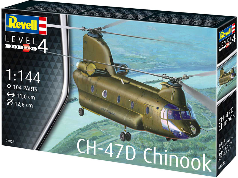 Revell 03825 Boeing CH-47D Chinook (1:144) | pkmodelar.cz