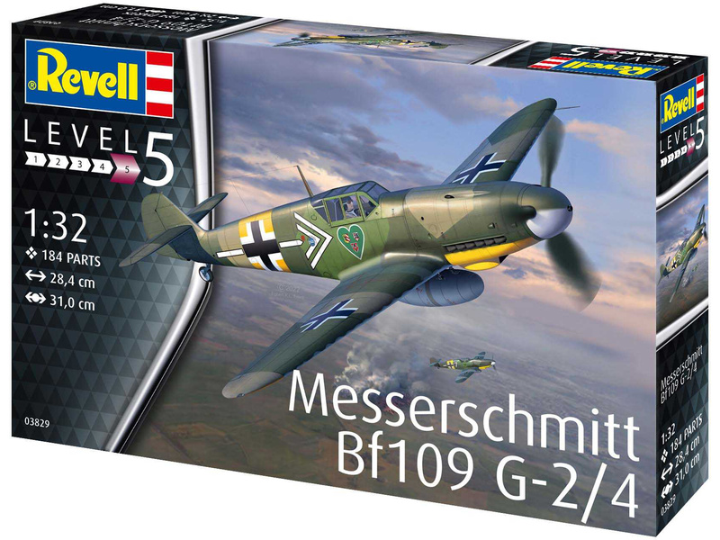 Revell Messerschmitt Bf109G-2/4 (1:32) | pkmodelar.cz